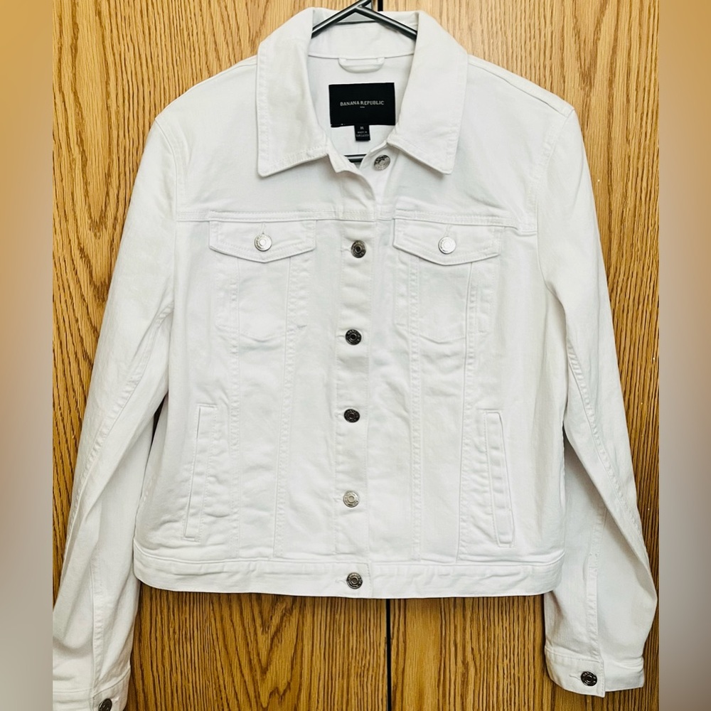 Banana Republic White Jacket